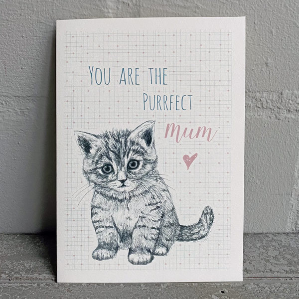 KLAPPKARTE - YOU ARE THE PURRFECT MUM
