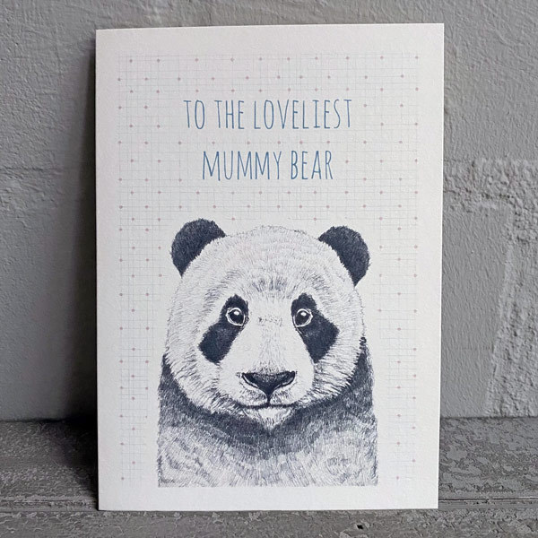 KLAPPKARTE - TO THE LOVELIEST MUMMY BEAR